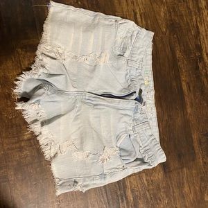 High waist Jean shorts